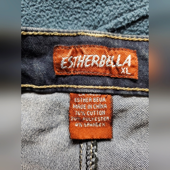 Mickey Mouse Bedazzled Blue Straight Jeans - Picture 4 of 4